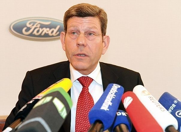 Bernhard Mattes, Vorsitzender der Geschäftsführung der Ford-Werke GmbH, gab heute die künftige Produktionsverteilung bekannt. Foto: UnitedPictures